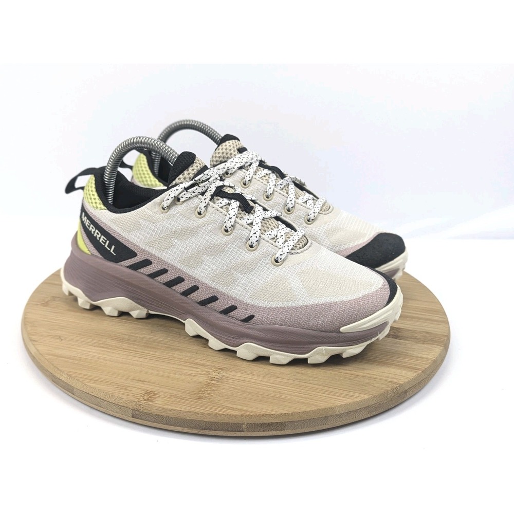 Merrell Speed Eco Oyster Womens 7 Hiking Walking Shoes Sneakers Outdoor Trail